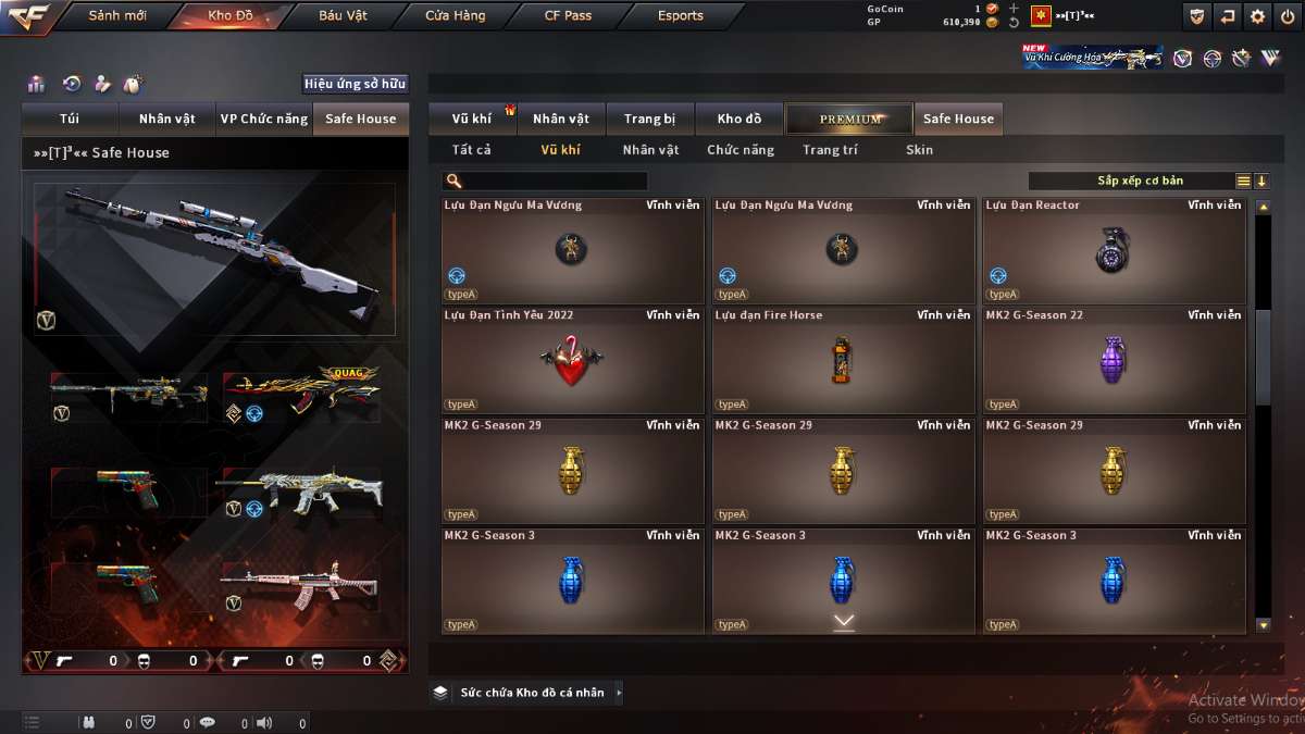 shop acc cf uy tin gia re